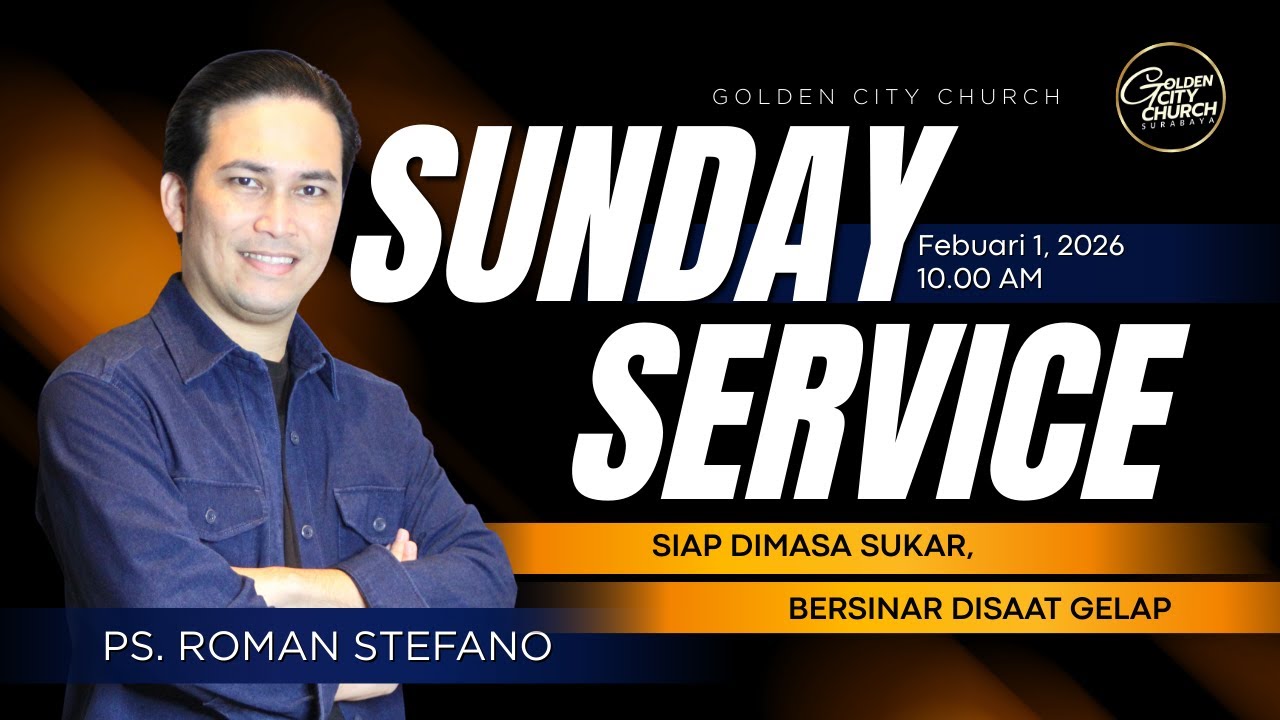SIAP DIMASA SUKAR BERSINAR DISAAT GELAP | Sunday Service | Ps. Roman Stefano