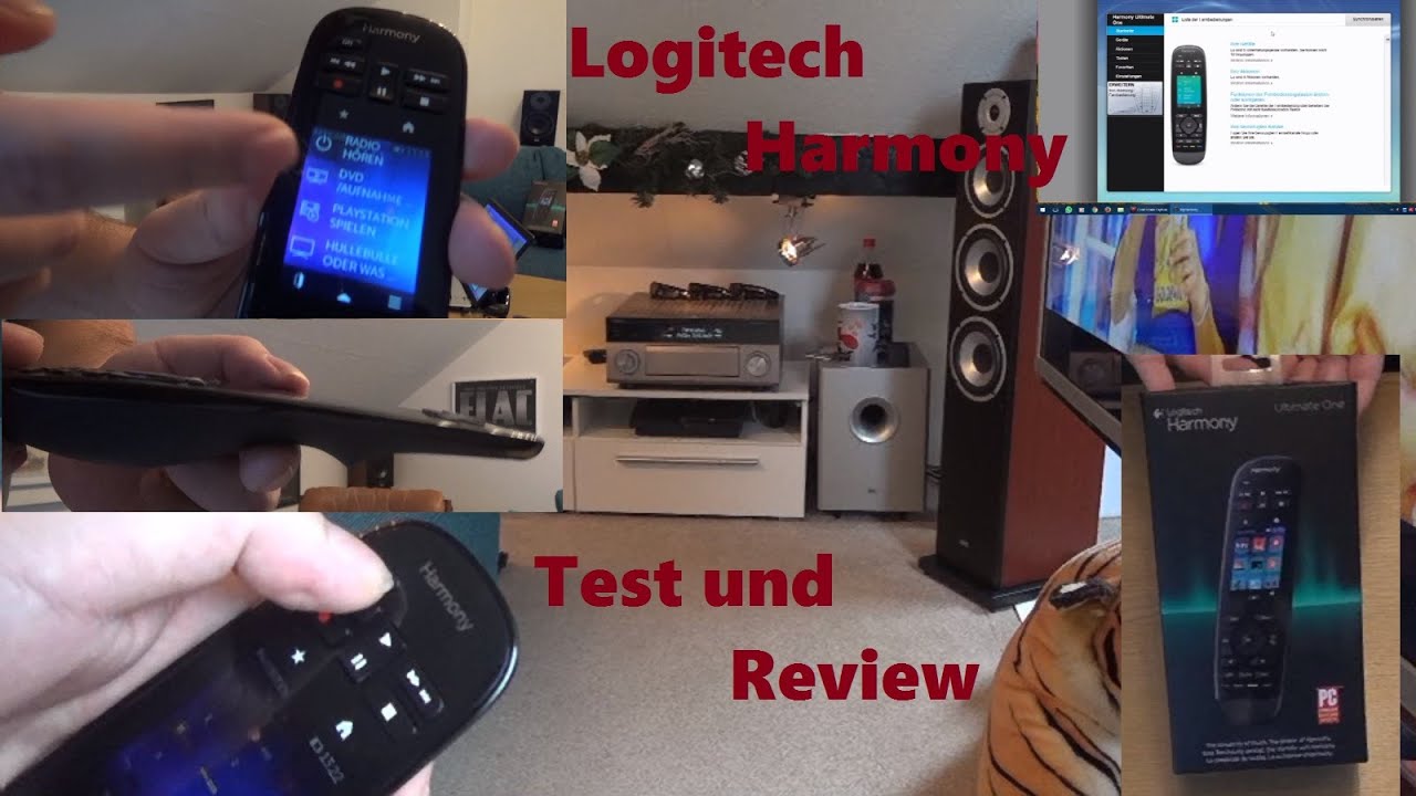 Logitech Harmony Ultimate One Test Review Deutsch Full HD