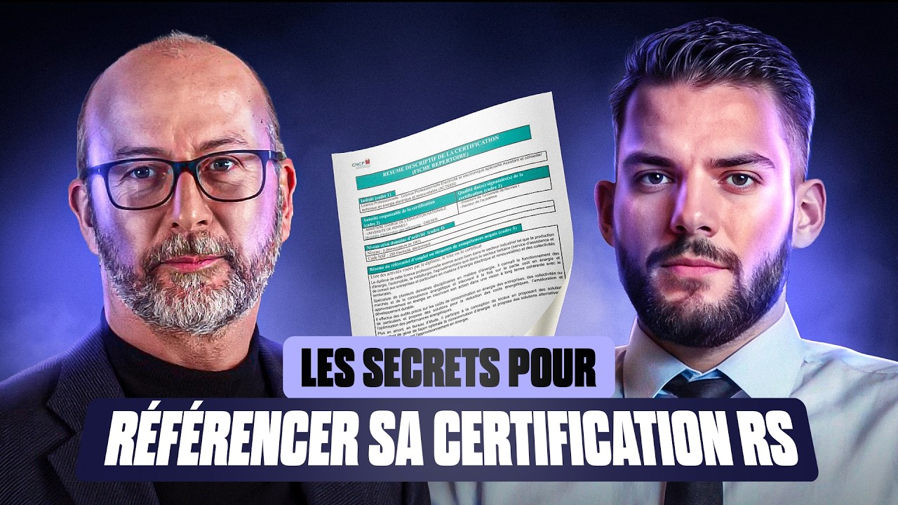 🔥 TOUS LES SECRETS POUR R&Eacute;F&Eacute;RENCER UNE CERTIFICATION AU R&Eacute;PERTOIRE SP&Eacute;CIFIQUE (RS) D&Eacute;VOIL&Eacute;S ! 🚀