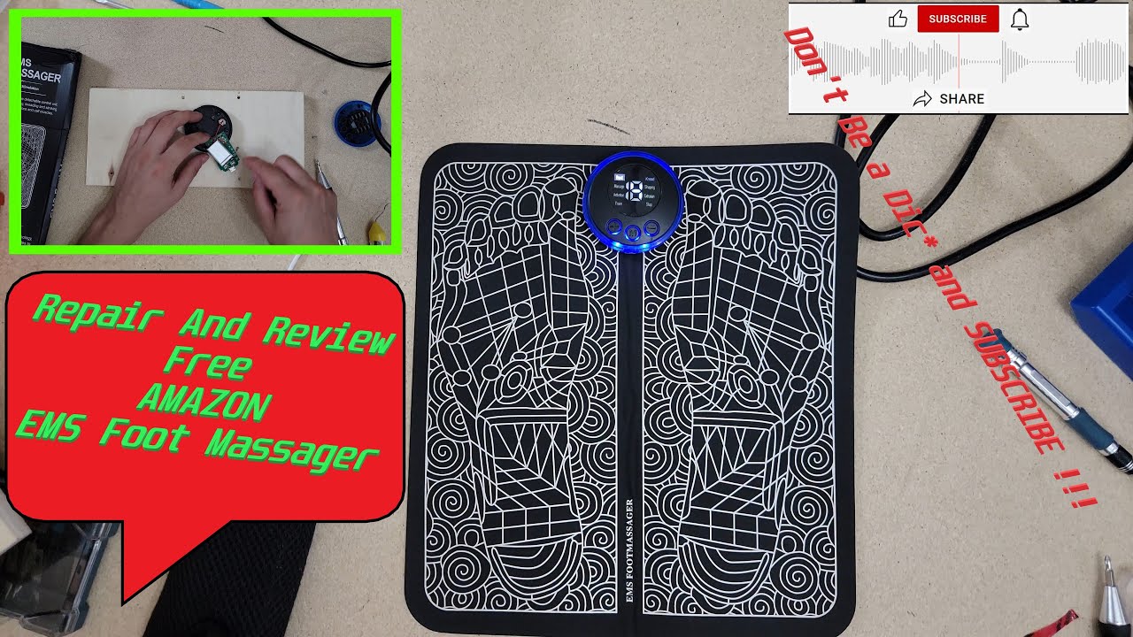 (DO NOT BUY ,READ COMMENTS !!!) AMAZON - Fix(Repair) - EMS Foot Massager .(update will come )
