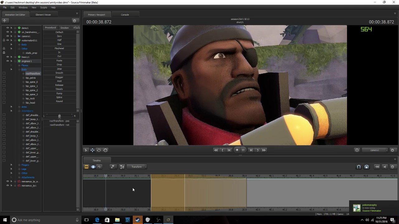 My way of animating motion in SFM