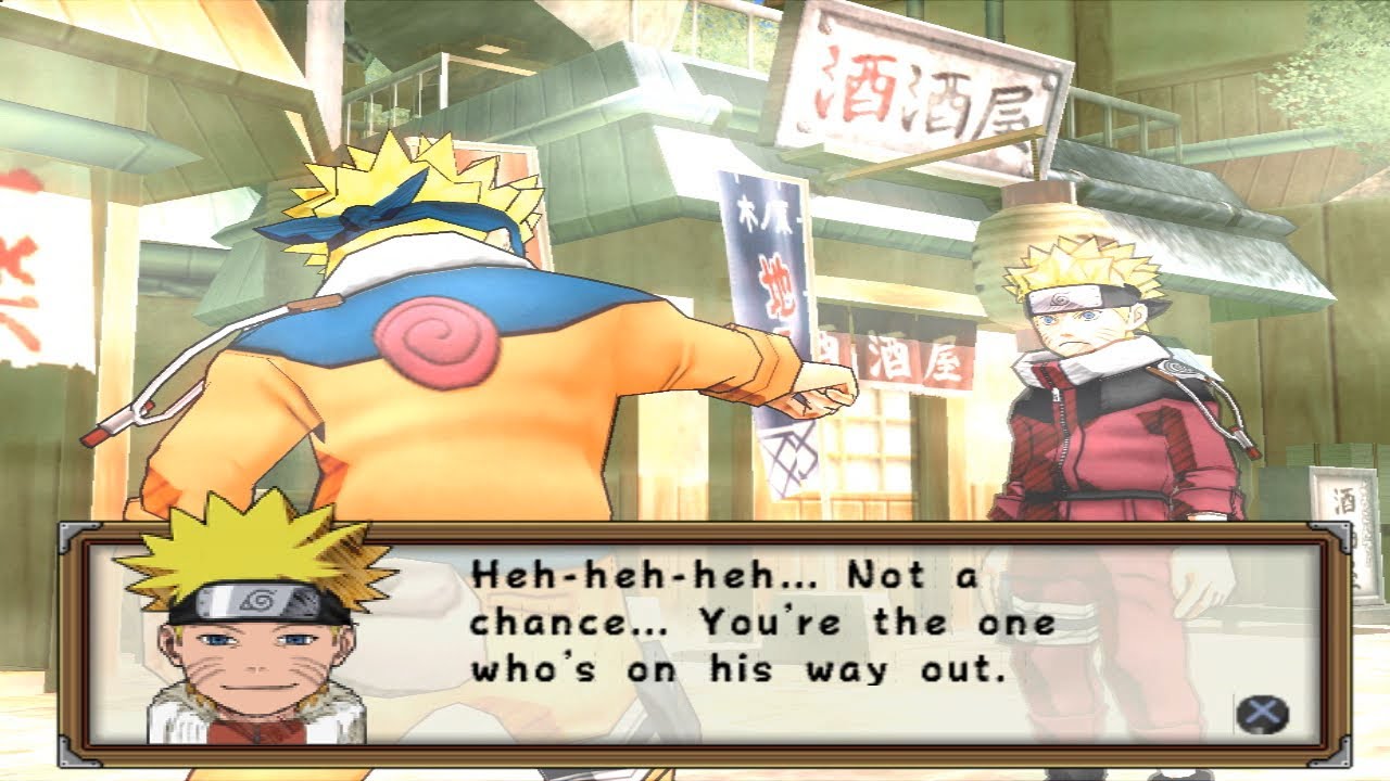 (PCSX2) Прохождение Naruto Ultimate Ninja 2, часть 49, Наруто против Тёмного Наруто (Gedo Mark Re...