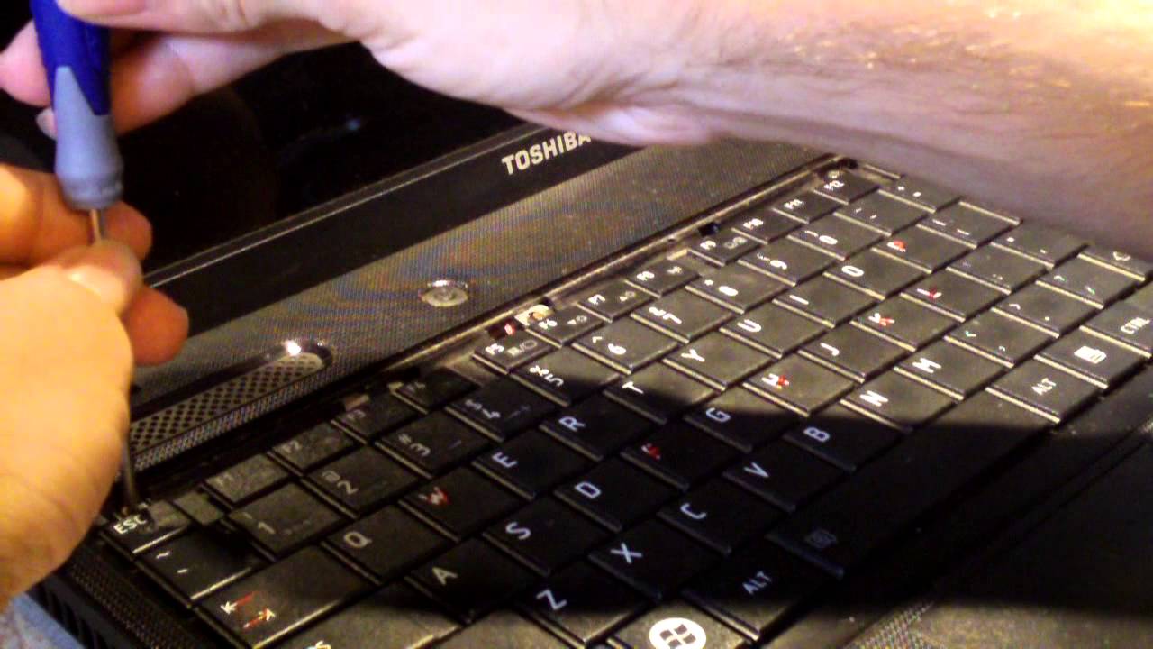 Keyboard Replacement on Toshiba Satellite C655