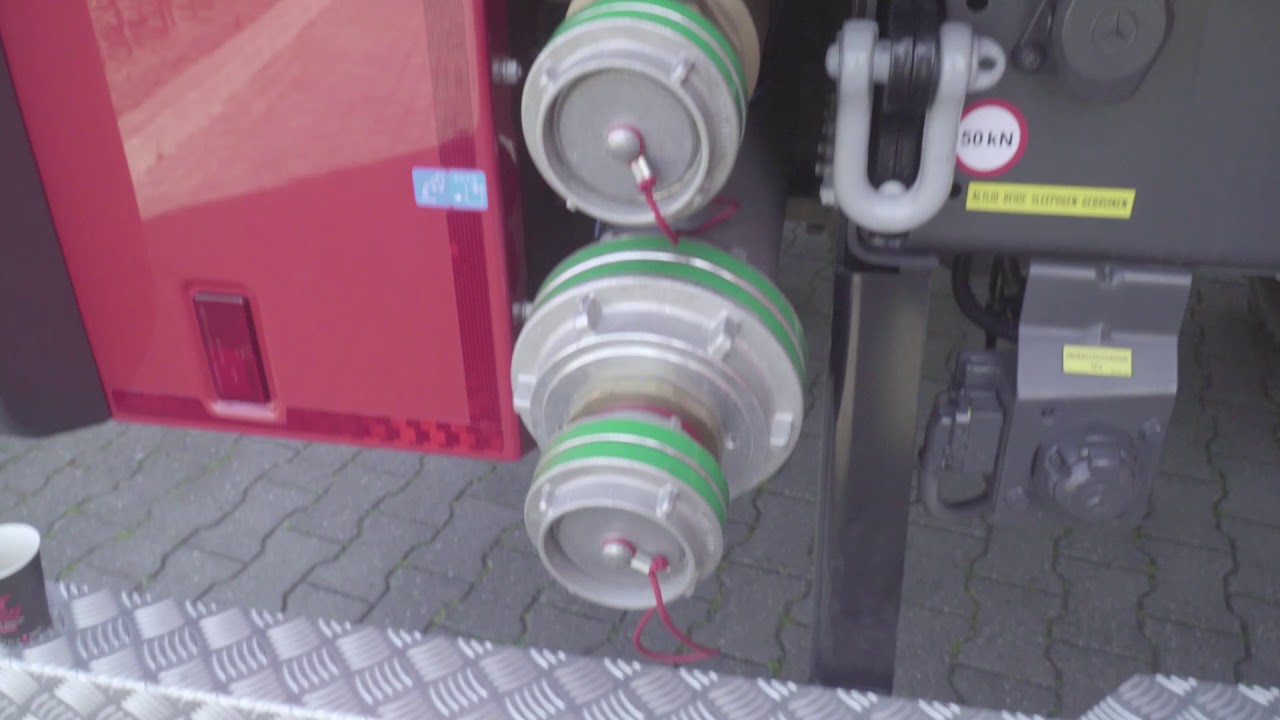 Uitleg pomp brandweerwagen
