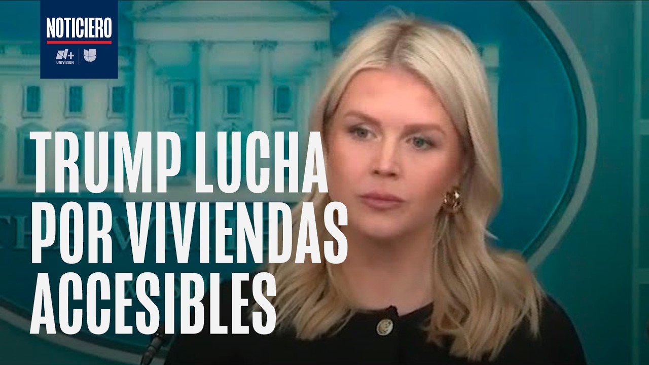 Vivienda en EEUU: Donald Trump busca que los costos sean más asequibles según vocera presidencial