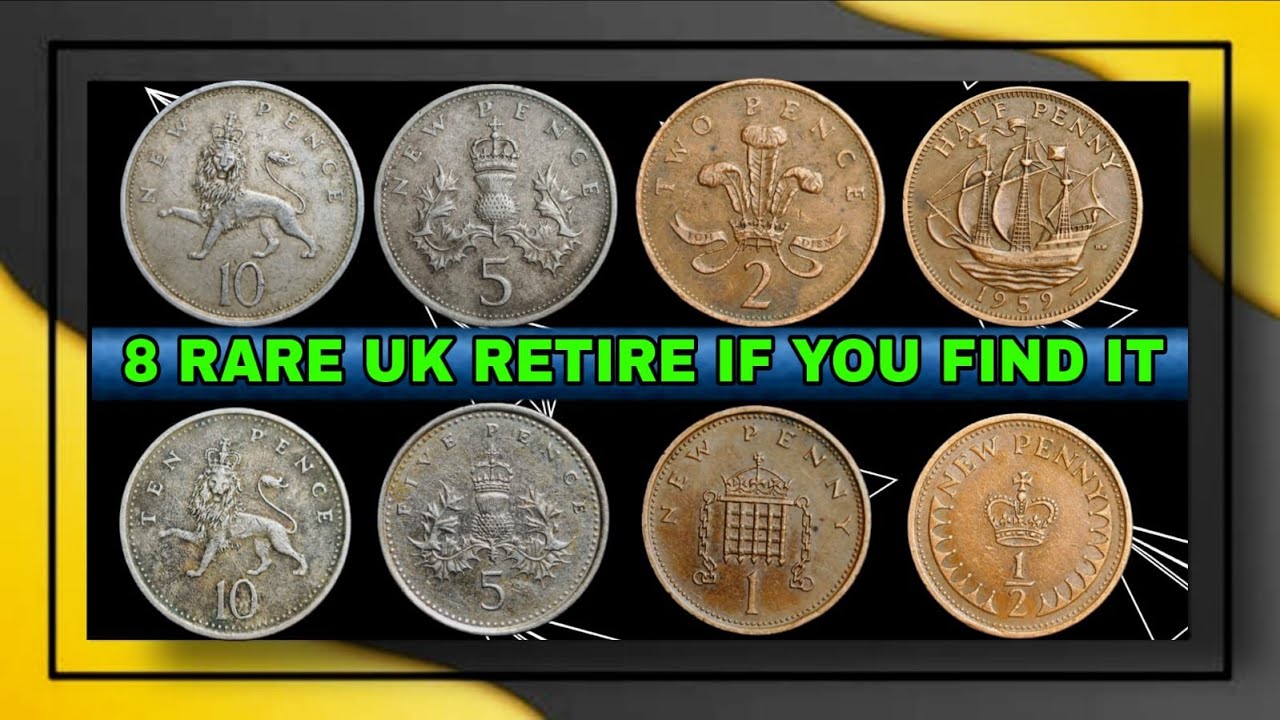 8 Rare UK Coins Every Collector Must See | Queen Elizabeth Coins with Big Market Value