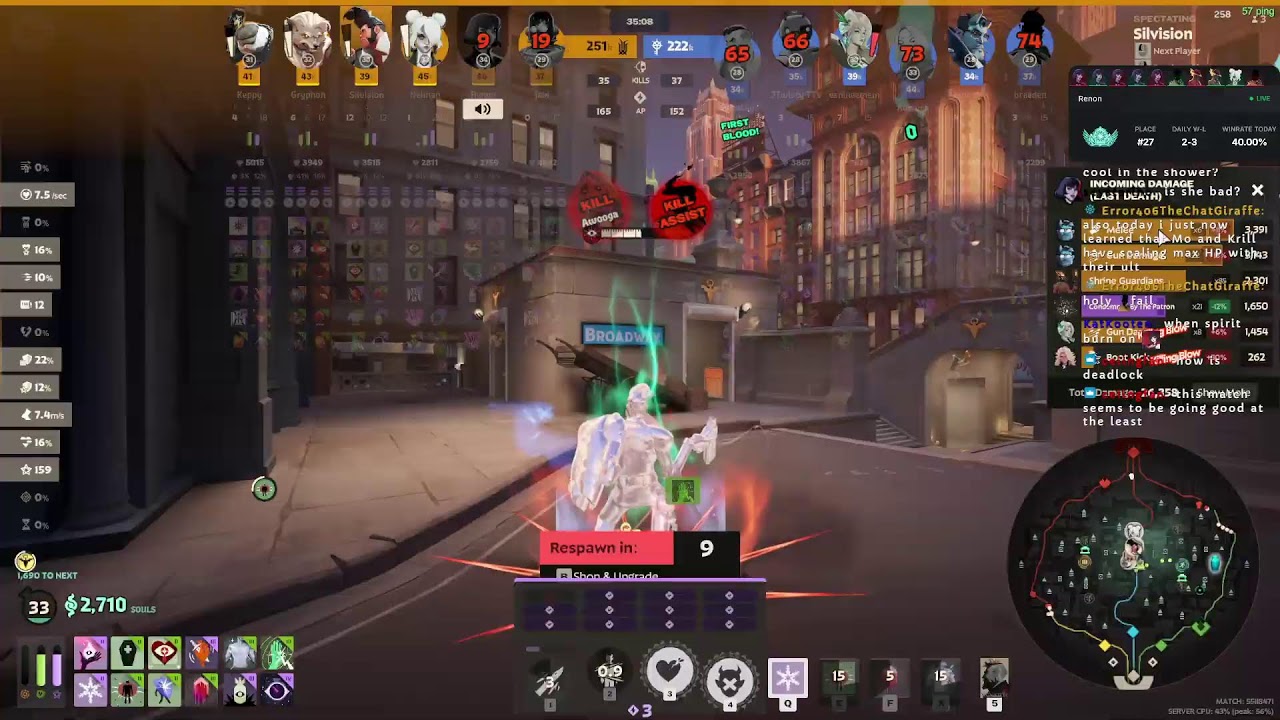 Top 20 Solo Q Only | Rank 2 Haze & Infernus Deadlock