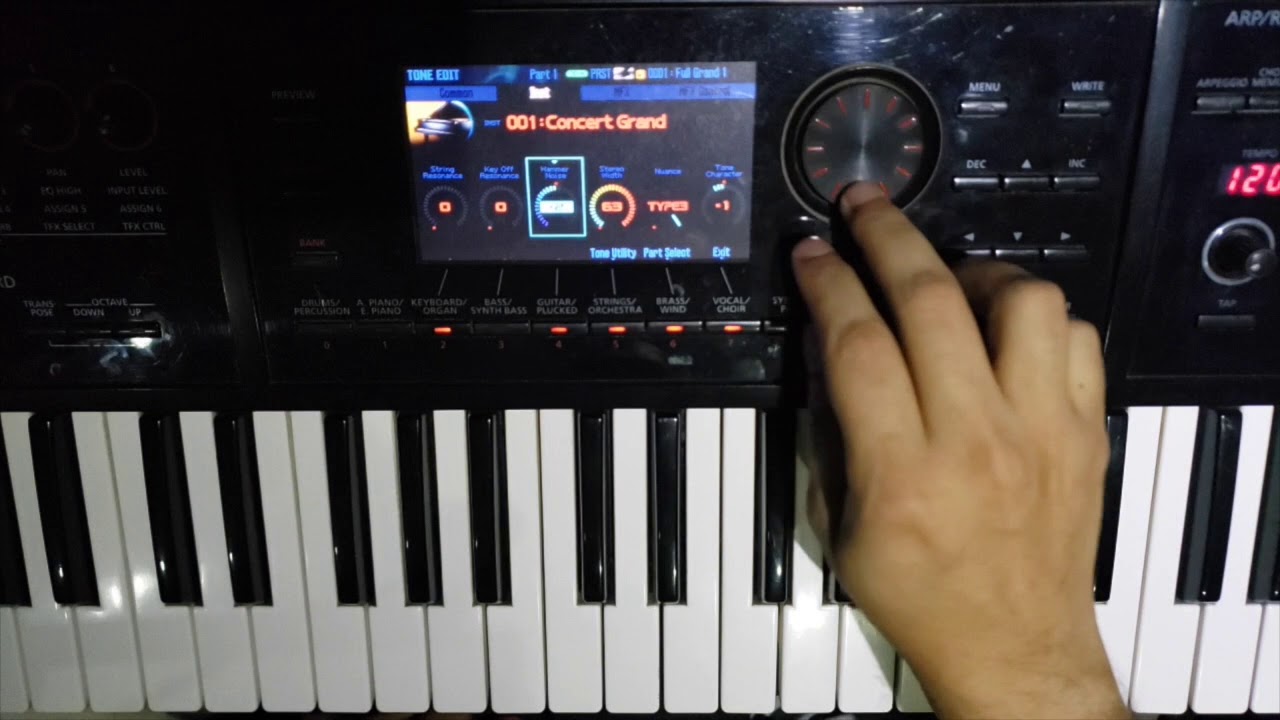 Edição de Piano acústico(Supernatural) | Roland FA-06 | Rafael Silva