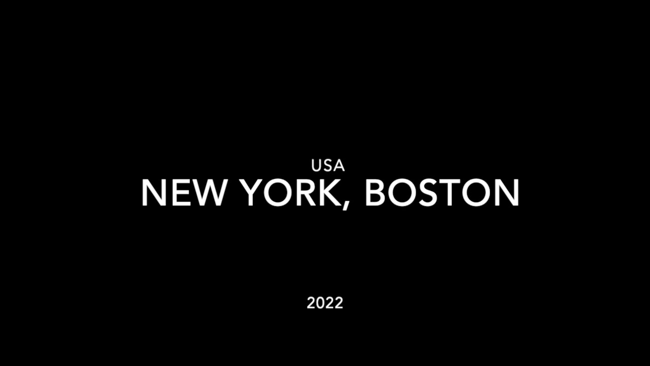 USA - New York, Boston 2022r.