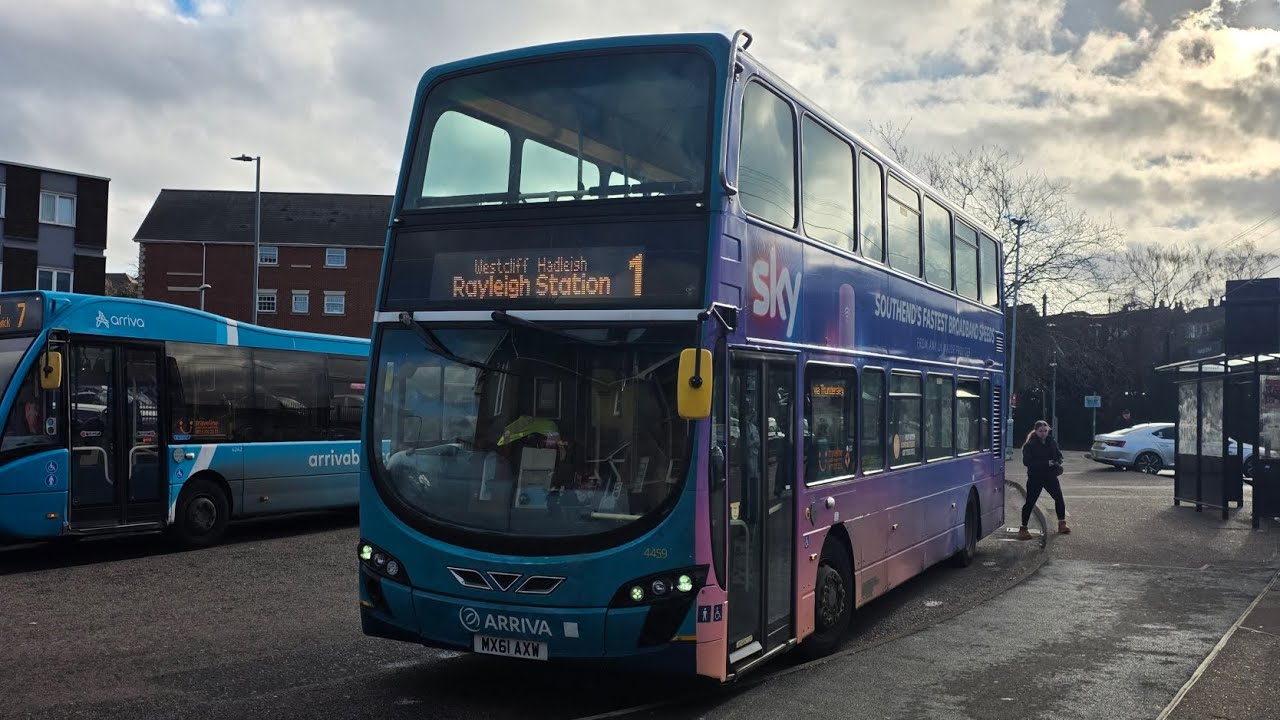 *Lovely Voith* On board: Arriva Southend MX61 AXW 4459, working the 1