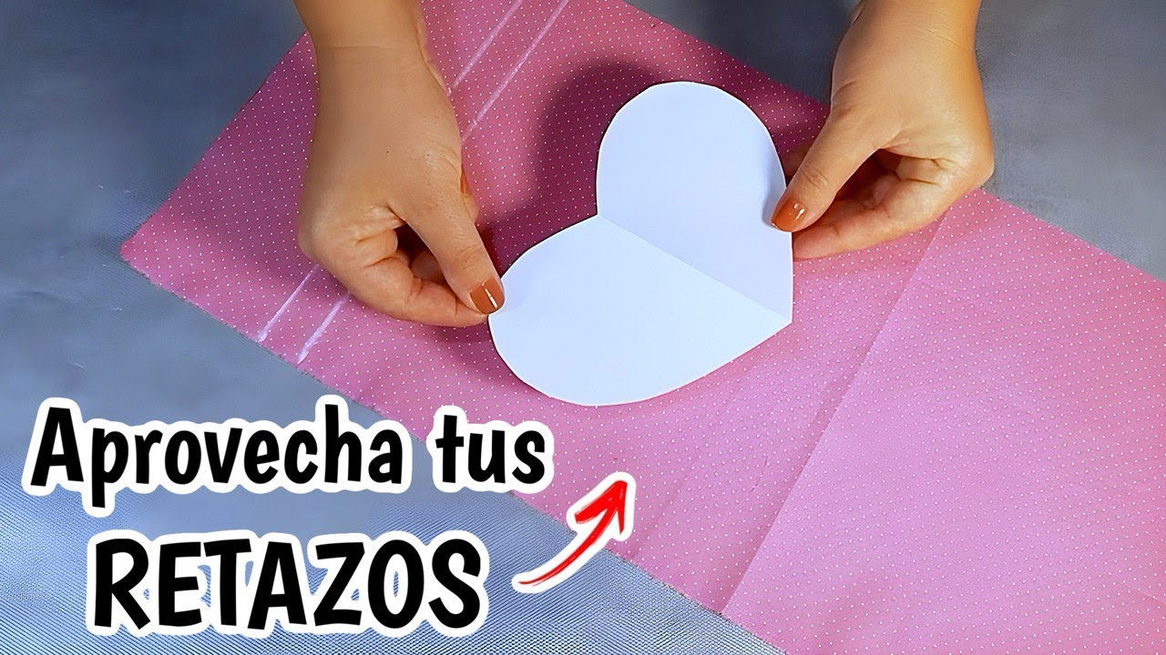 ⭐5 MINUTOS! Proyecto De Costura De Retazos De Tela / R&aacute;pido Y F&aacute;cil | bolsita de tela