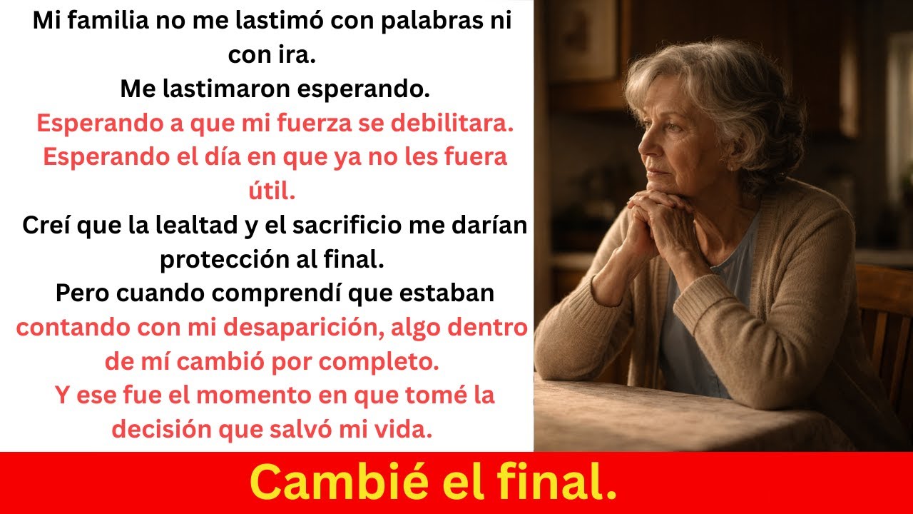 Mi familia esperó a que yo muriera - mi decisión final lo cambió todo