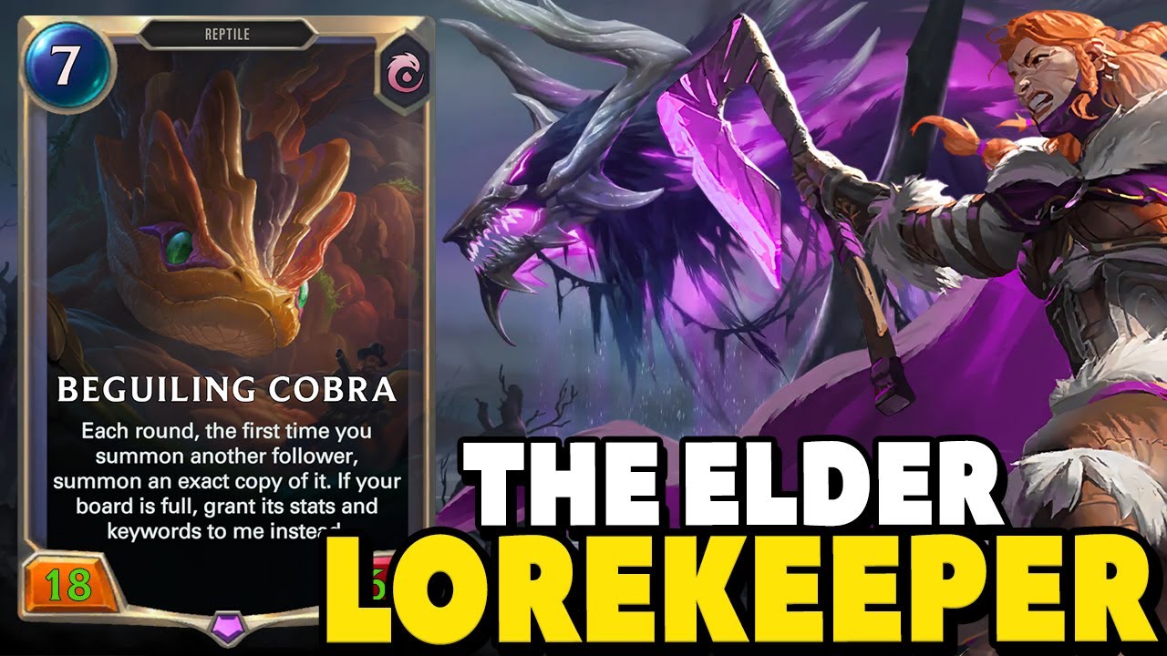 The Elder Lorekeeper - Morgana Kayle & Elder Dragon Deck - Legends of Runeterra