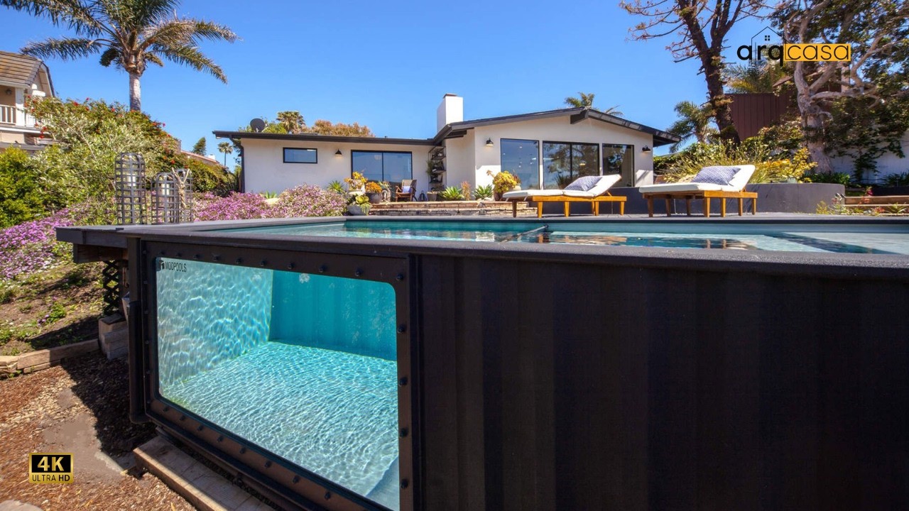 +80 Modelos de Piscinas de Containers para Transformar Seu Quintal!