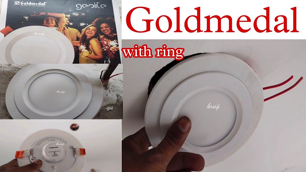 New Goldmedal Giolite BEST LED ✔️ complite fitting with ring💯 price detail