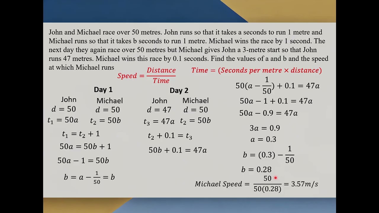2H Simultaneous Linear Equations Additional Support Questions