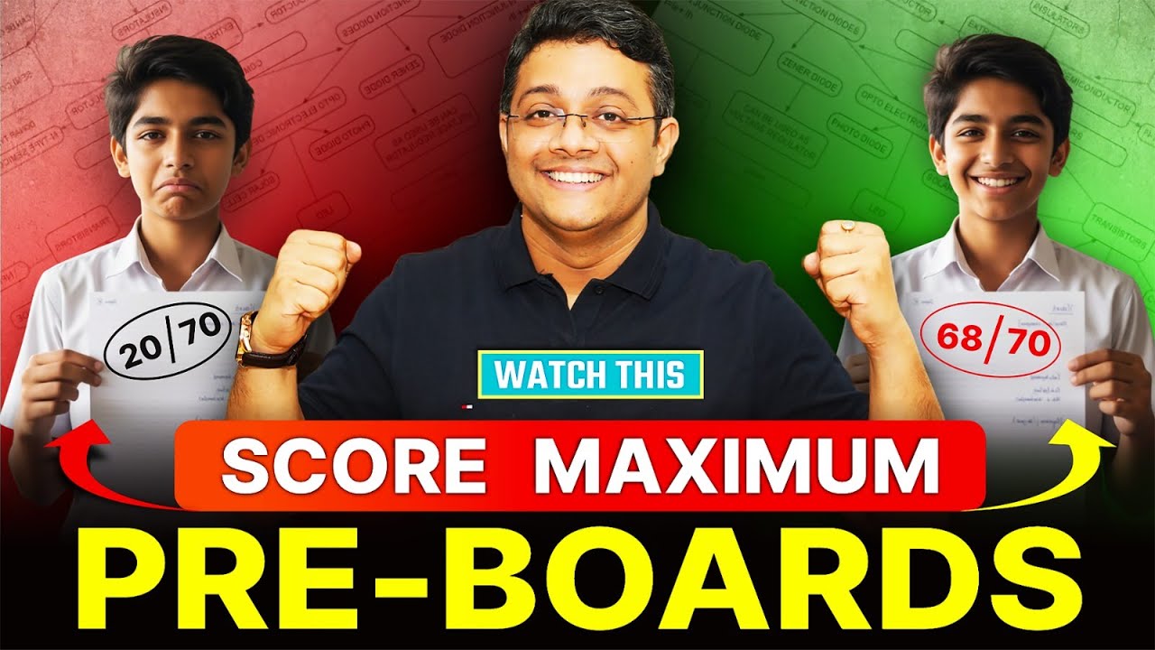 How to Score 60 Out of 70 in Physics XII - Exact Pre-Board Strategy for CBSE Class 12th Physics