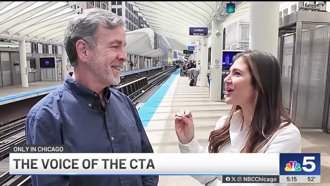 Voice of CTA reveals how he got the job and the one stop fans ask him to recite
