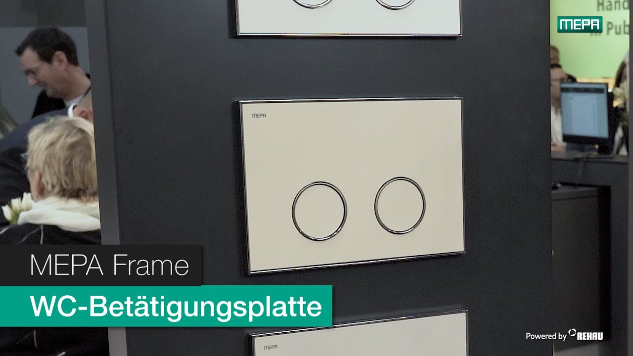 MEPA Frame WC Designbetätigungsplatte