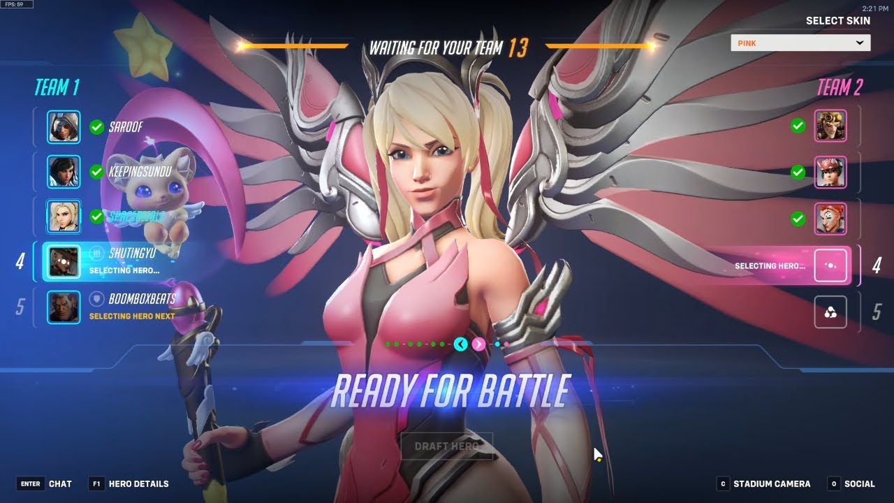 Overwatch 2 - Mercy Stadium Gameplay (No Commentary)