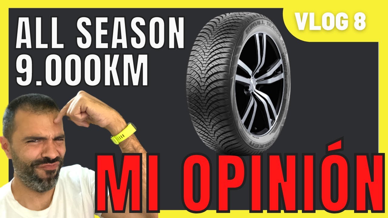❌  ✅ 9000km con Neumáticos All SEASON 🚐 ¿Merece la pena con CAMPER? PRUEBA: Falken AS210🔘 #225