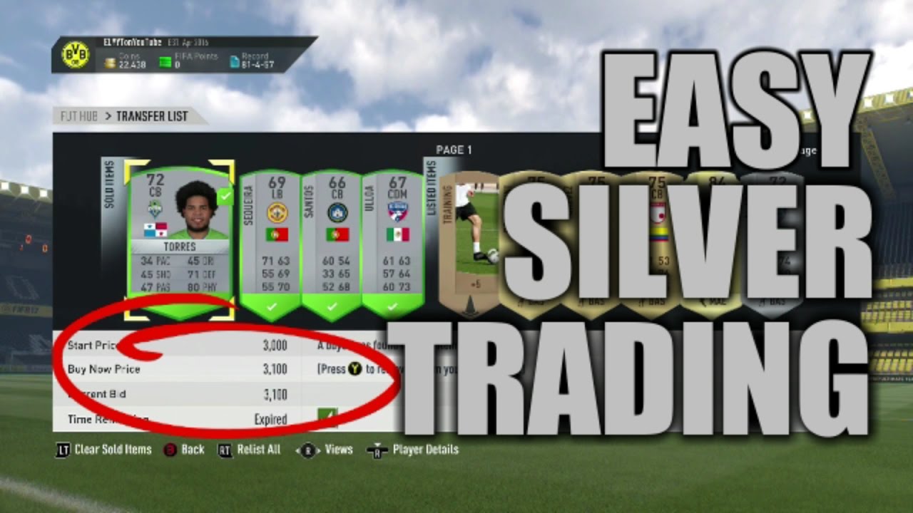 Best Silver Trading Method | Trading Tips | FIFA 17