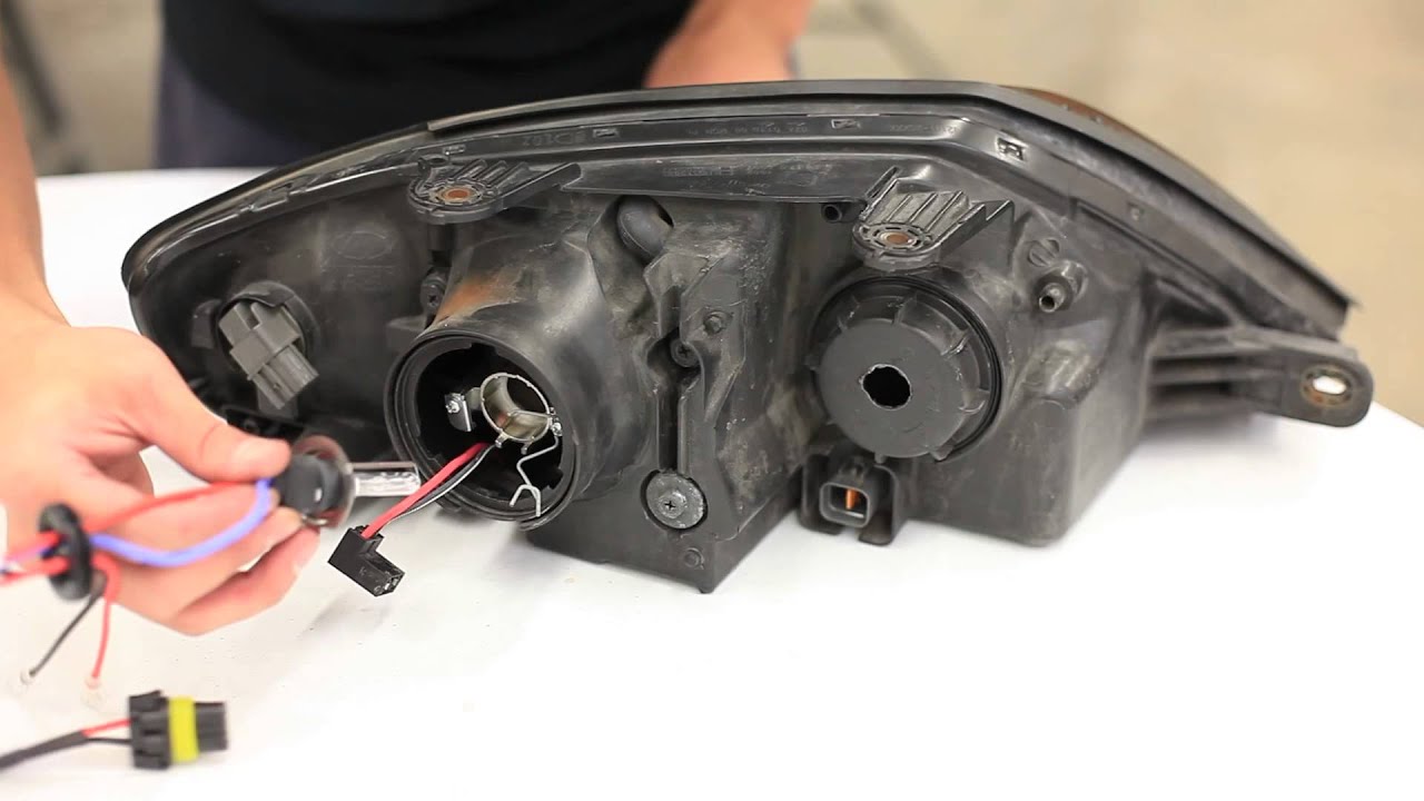 Hyundai Tiburon HID Conversion Kit Installation