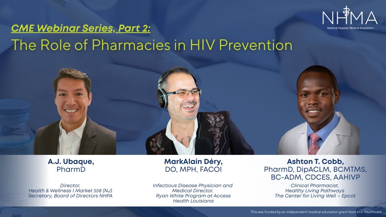 CME Webinar Series, Part 2: The Role of Pharmacies in HIV Prevention