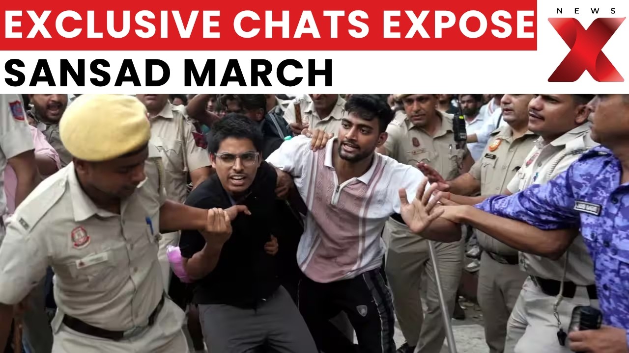 NewsX Exclusive: 'Chalo Sansad' WhatsApp Chats Reveal Sansad March Coordination