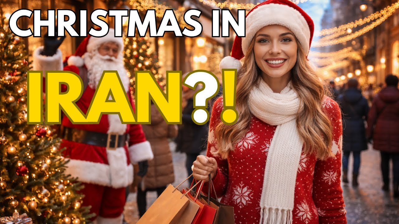 “Christmas in Iran 🇮🇷 Stunning Street Scenes You Must See! In IRAN 🎄✨”