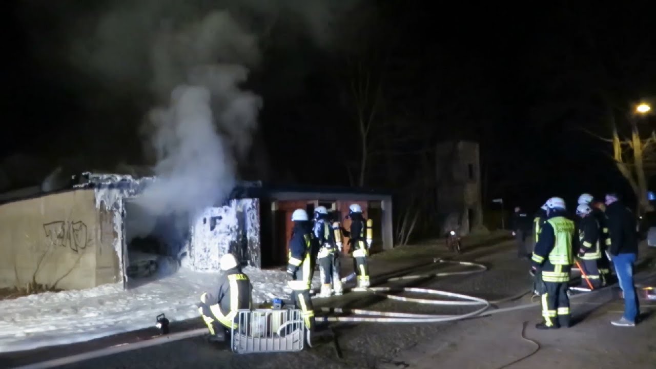 Garagenbrand Schkeuditz [19.03.2015]