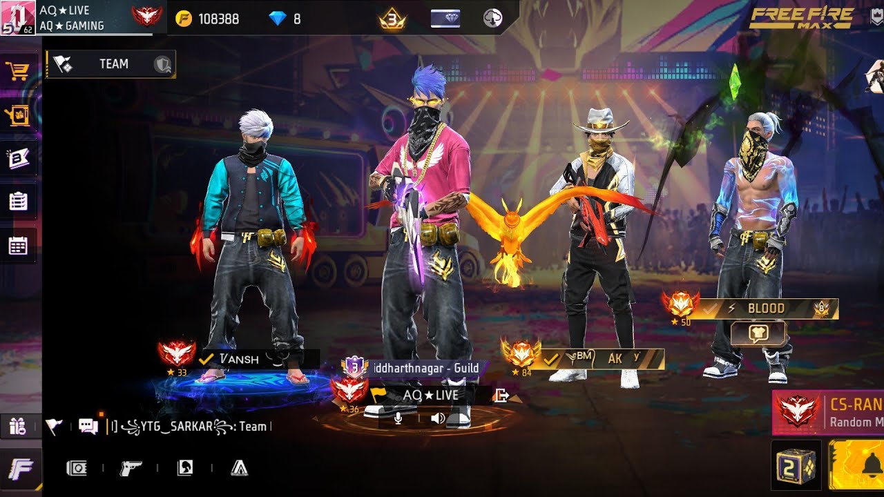 AQ GAMER YT IS LIVE TEAM CODE GIVEAWAY 😱 FREE FIRE LIVE TODAY 🥰 #fflive #ff