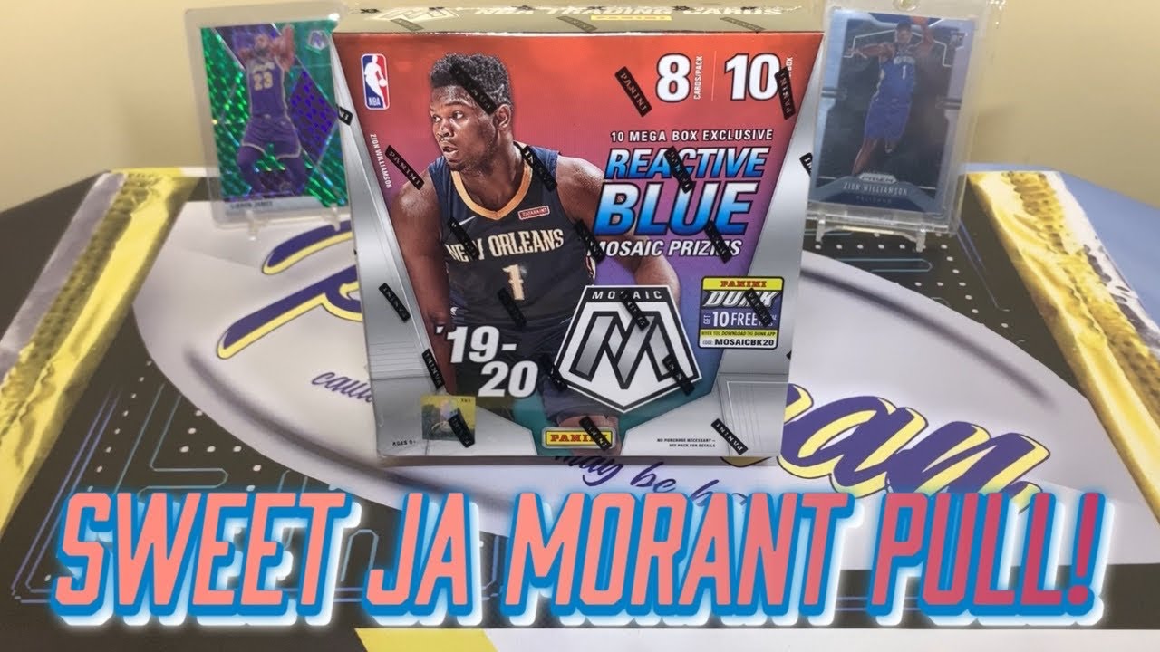 *Sweet Ja Morant Pull!* 2019-20 Panini Prizm Mosaic Basketball Retail Mega Box Break (Walmart)