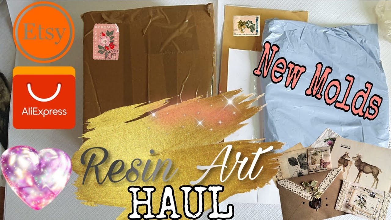 Ali Express Haul | Resin Moulds And Crafts Supplies | Craft Mail Opening What I Got today