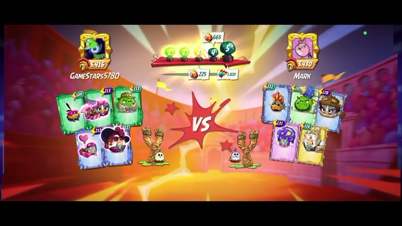 Angry Birds 2 The Arena Full Streak (Level1-4) (18/Feb/2026)