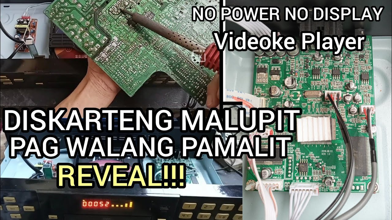 SIKRETONG DISKARTE  Sa No Power  (Videoke Player)Midi Player(DVD player)