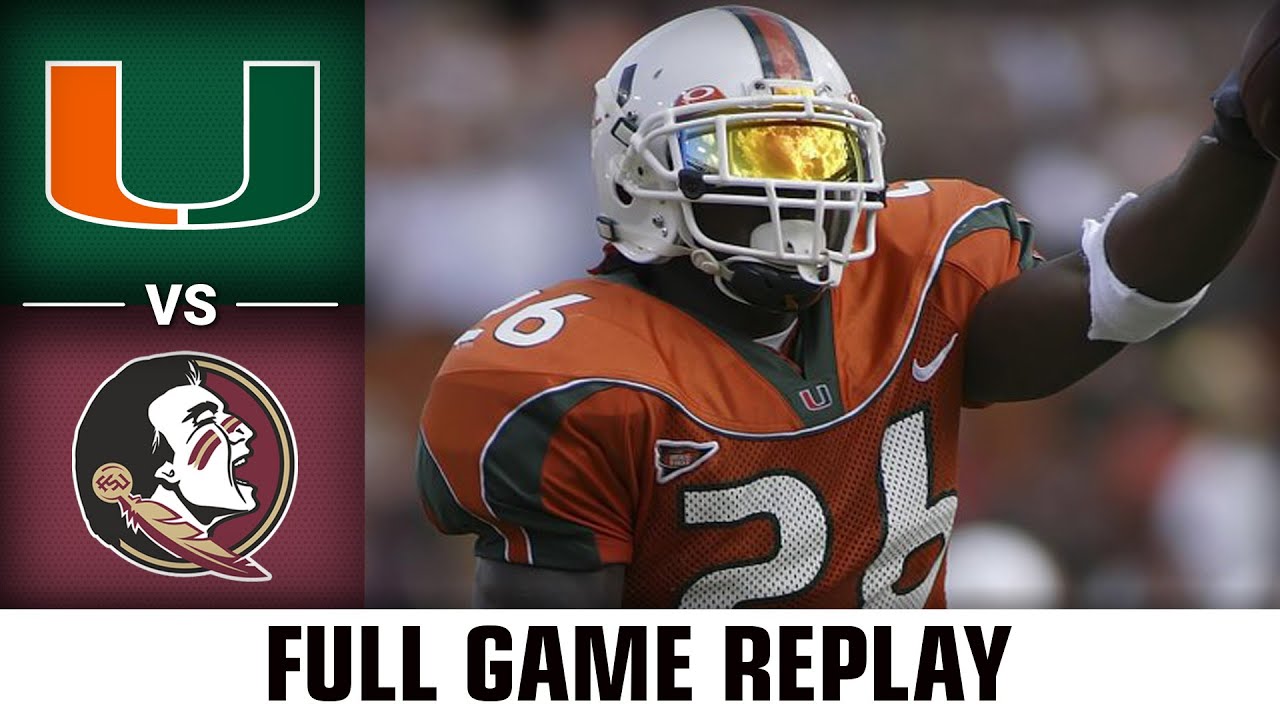 Miami's Sean Taylor Steals The Show vs. Seminoles | ACC Football Classic (2003)