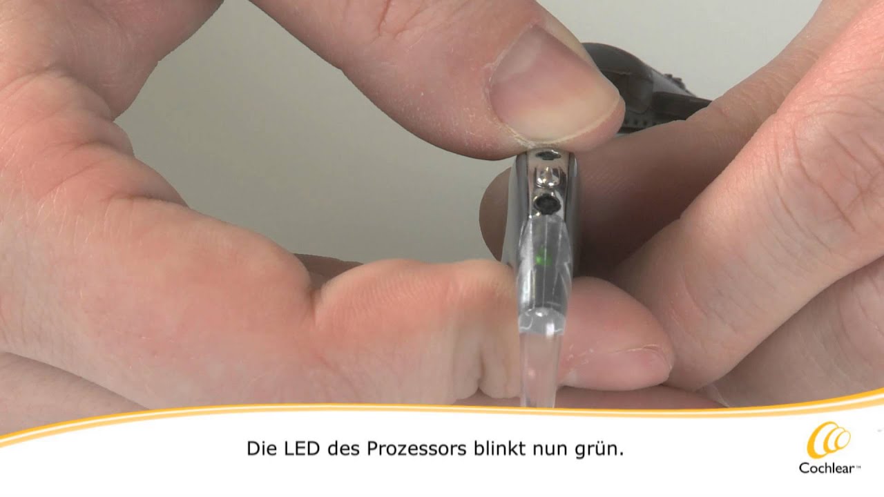 Cochlear Nucleus System - Erste Schritte mit Ihrem Soundprozessor CP810