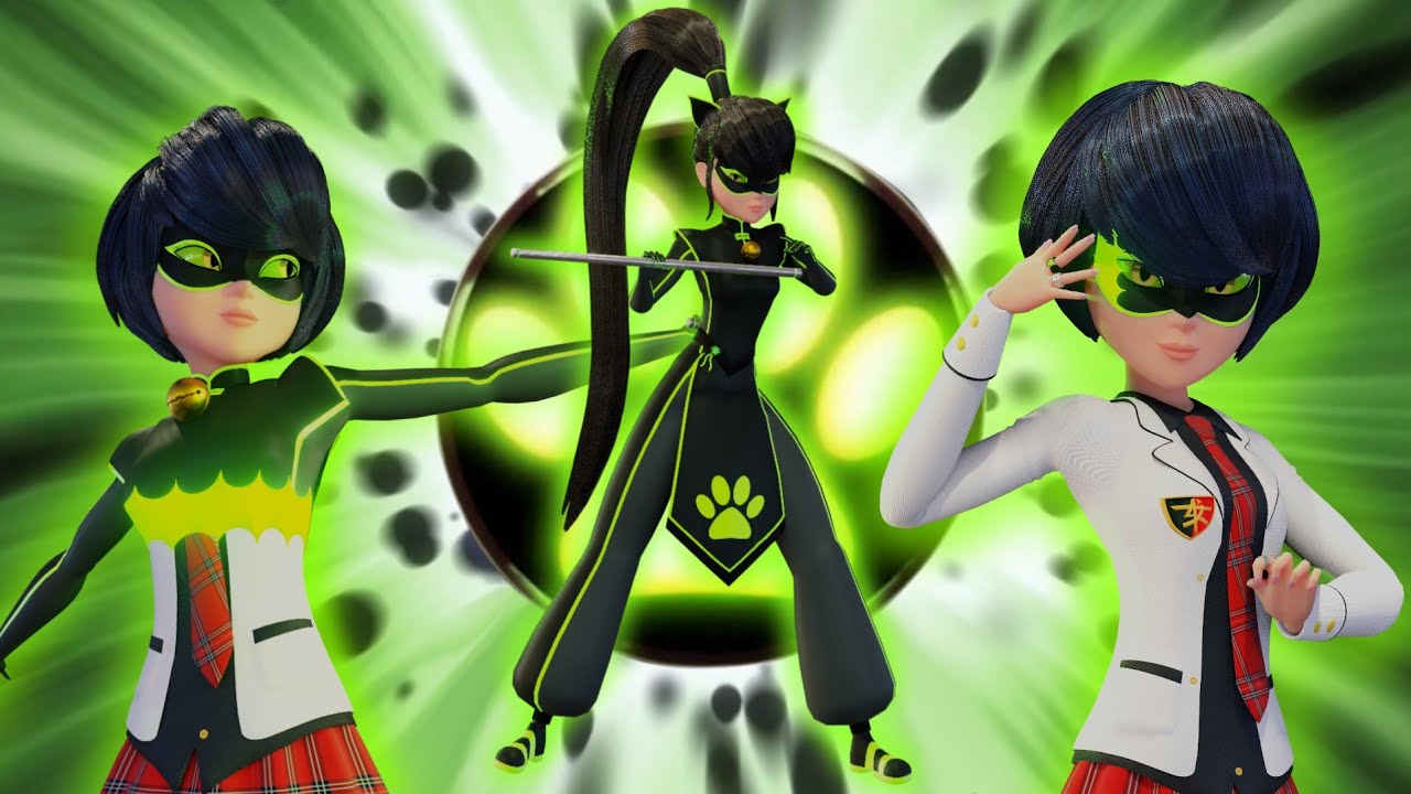 Miraculous - Koun Neku / Kagami - Transformation 🐱 3D Miraculous Season 6&deg;