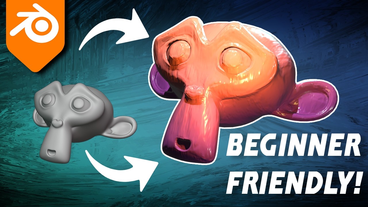 Easily create a Stylized Paint look in Blender - Beginner Tutorial