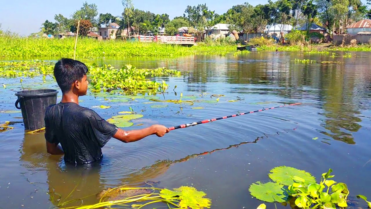 Fishing by Hook - Traditional Hook Fishing - MR Fishing Life