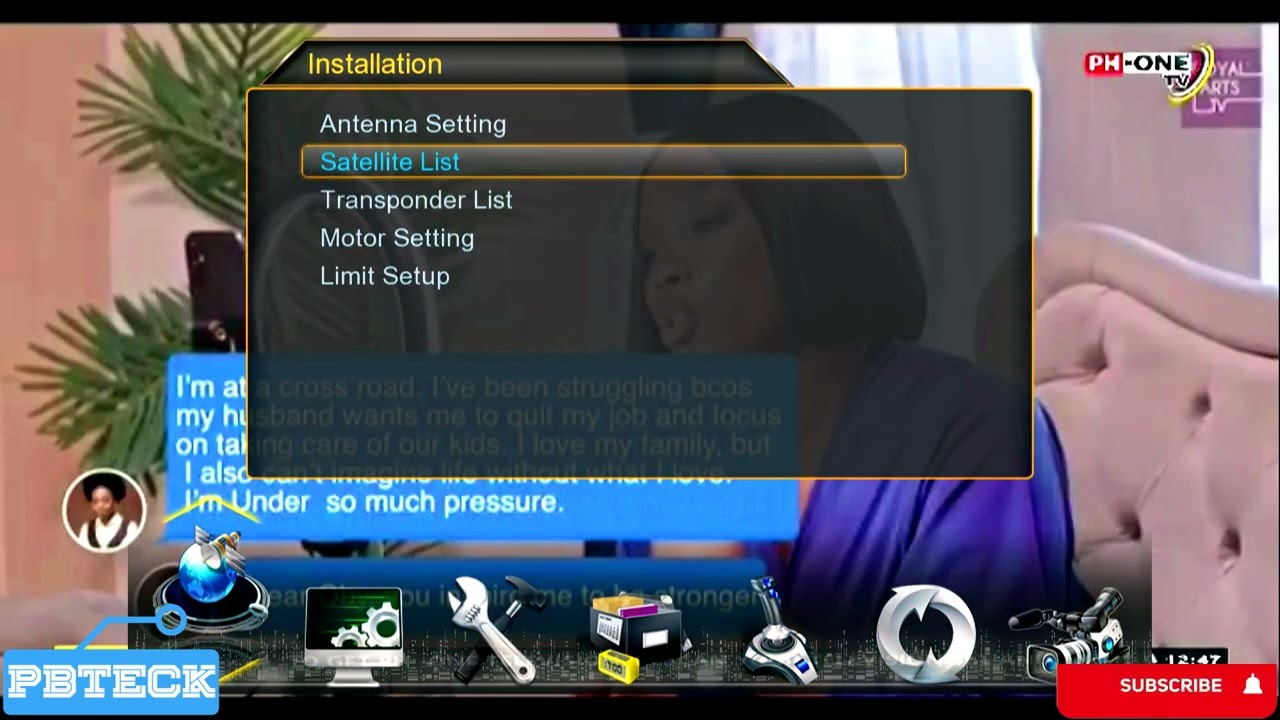 💎 How To Scan & Install free to air Satellite Tv Channels | Qsat Decoder | Pbteck