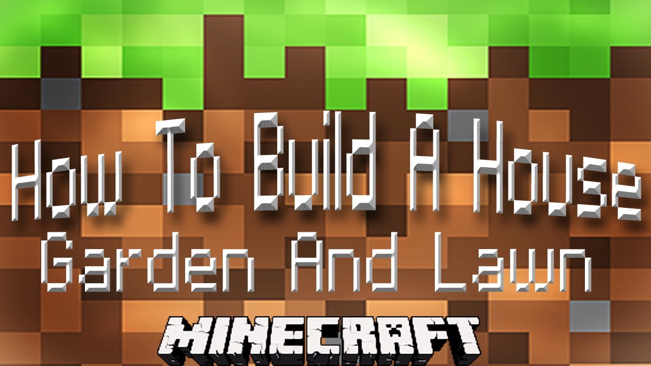 Minecraft Tutorial:  How To Build A House Part 16 (Garden and Lawn Design)