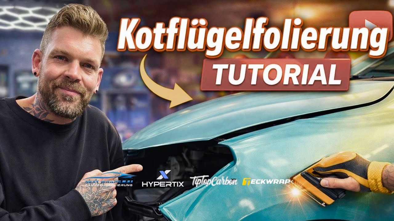 So folierst du ein Kotflügel richtig ! l Carwrapping Tutorial I TeckWrap