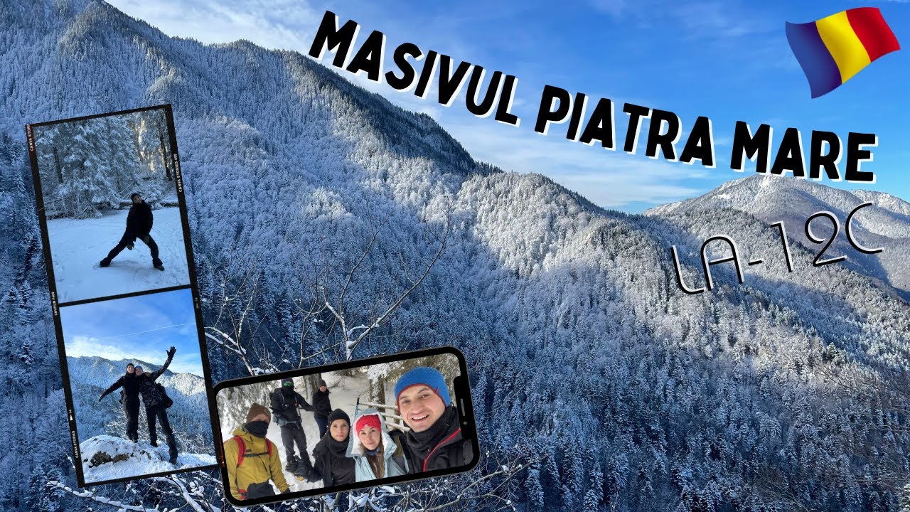 Iarna in masivul Piatra Mare  -12C si vant puternic | Distractia e garantata