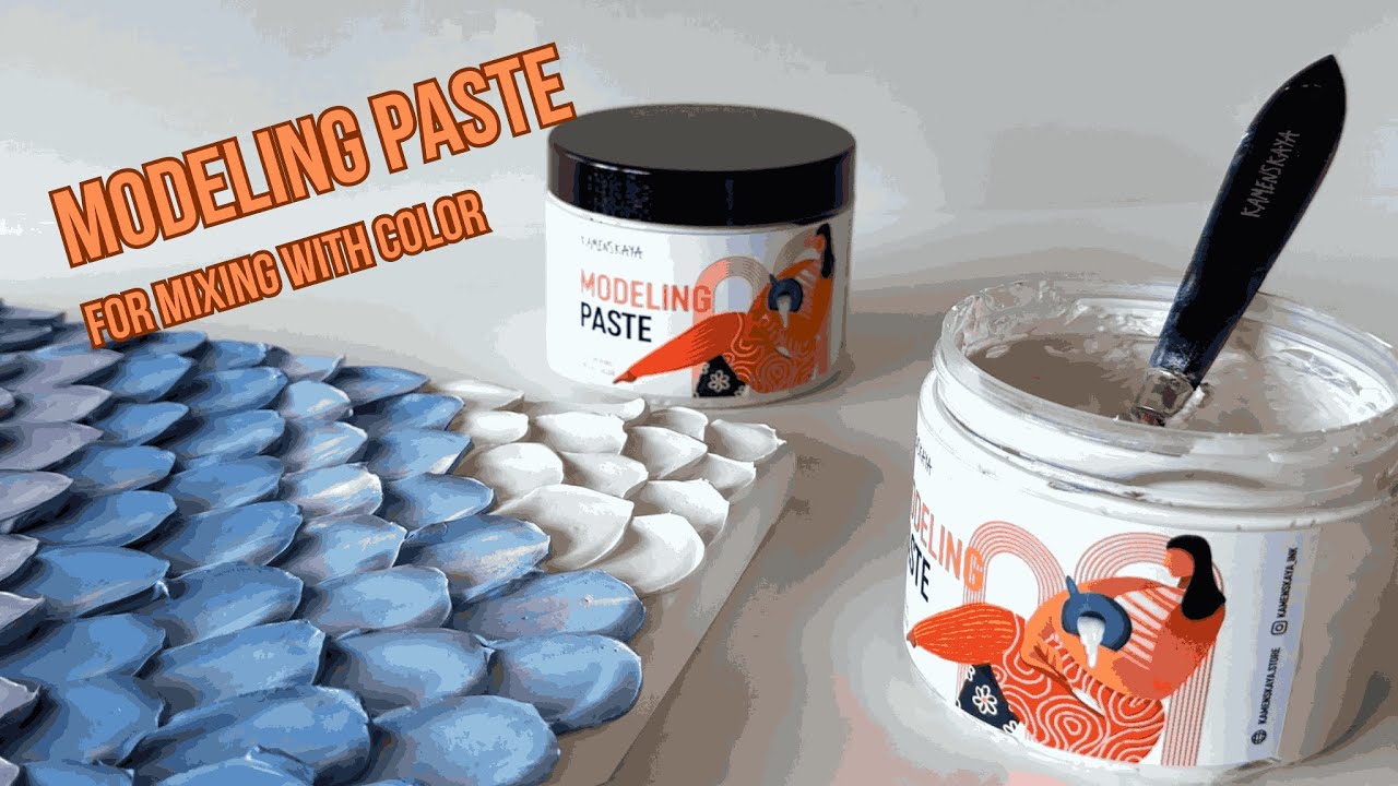 Modeling paste for mixing with colors Kamenskaya