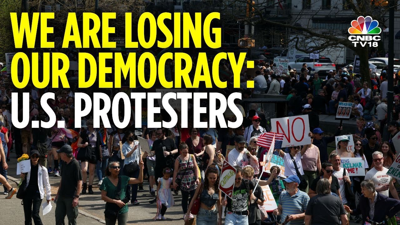 US: New York & Washington See Protests Against President Donald Trump | N18G