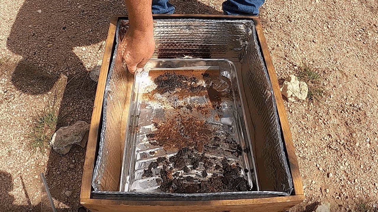Simple Solar Wax Melter Results