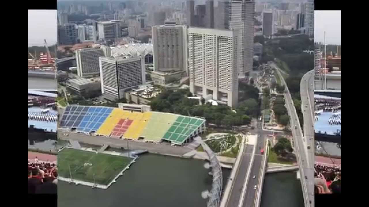 AN AMAZING FLOATING FOOTBALL STADIUM