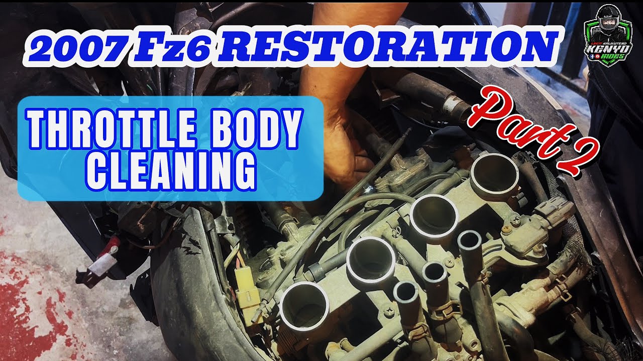 2007 YAMAHA FZ6 RESTORATION PART 2 | Throttle Body Cleaning